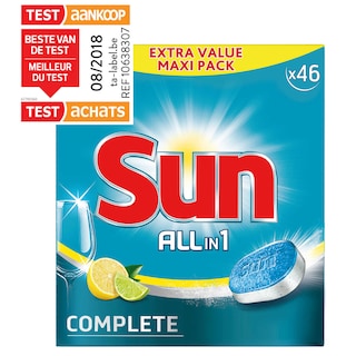 Sun | Vaatwastabletten | Citroen | 46Tabs 