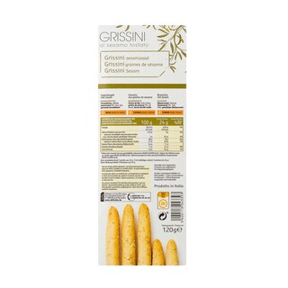 Delhaize | Grissini | Grains de sésame 