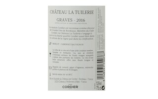 France - Frankrijk | Bordeaux - Graves | Château La Tuilerie 2016 