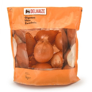 Delhaize | Droge uien | Verpakt 