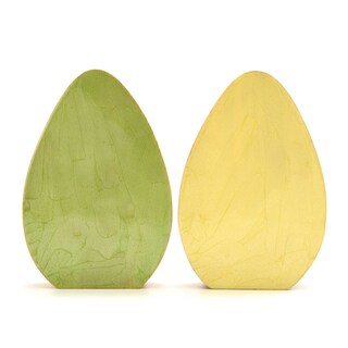 Delhaize | oeuf en bois | 20cm 