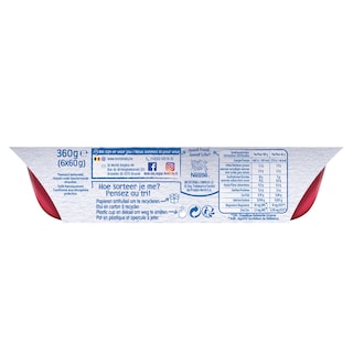Nestlé | Yogolino | Dessert lacté | Fraise Framboise | 6M 