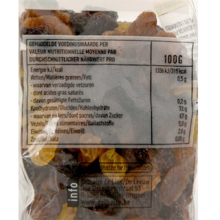 Delhaize | Mix 3 rozijnen 