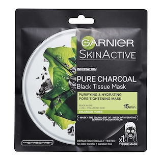 Garnier | Mask | Gezicht | Charcoal black 