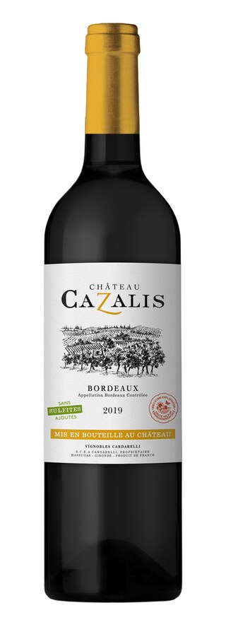 France - Frankrijk | Bordeaux - Bordeaux AC | Chardonnay Cazalis ss | 2019 | Rood 