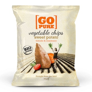 Go Pure | Chips | Légumes | Tomate | Romarin | Bio 