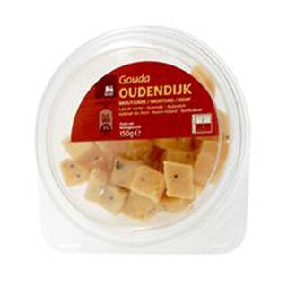 Delhaize | Kaas | Oudendijk | Mosterd | Blokjes | +25g 