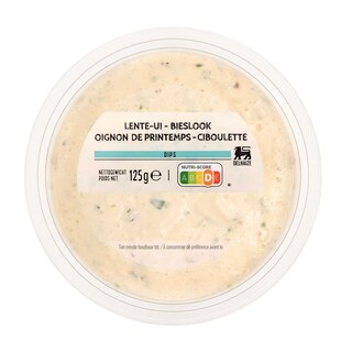Delhaize | Lente ui | bieslook | dip 