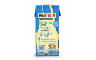 Delhaize | Crème | Diluée | Light | 8% M.G| 2+1 gratuit 