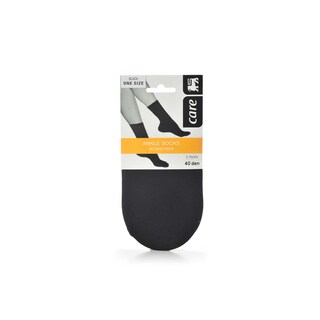 Delhaize | Care | Chaussette microfiber 40D grafit 