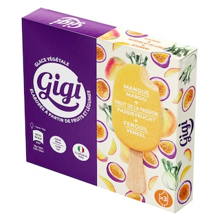Gigi | Mangue | Fruit de la passion | Fenouil 