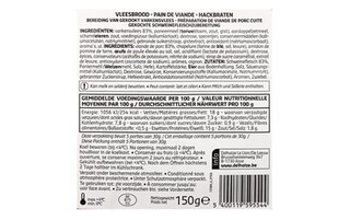 Delhaize | Pain de viande 150 gr