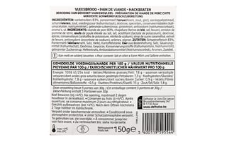Delhaize | Pain de viande 150 gr