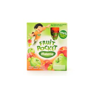 Materne | Fruit Pocket! | Compote | Pomme-Pêche 