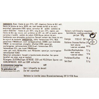 Delhaize | Boerenpensen | Zwart-Wit +/- 240 gr