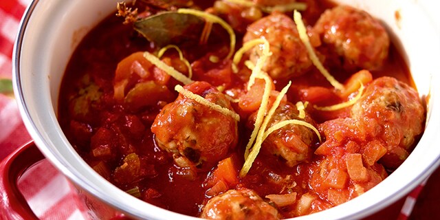 Kalfsballetjes op Italiaanse wijze