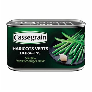 Cassegrain | Haricots verts | Extra fins | Boîte 