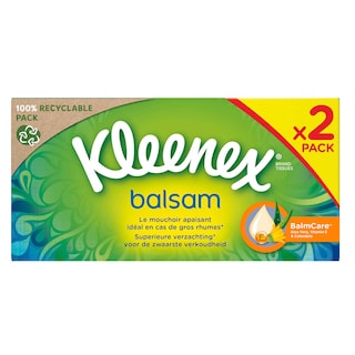 Kleenex | Zakdoeken | Balsam | Box | Duo | Eco 