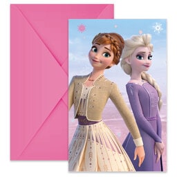 Uitnodigingen + enveloppen | Frozen