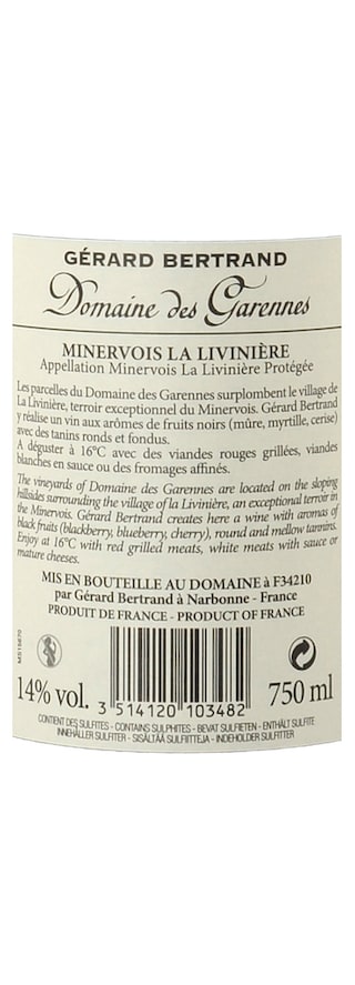 FR MIDI LANGUEDOC AOP | Domaine des Garennes 13 Rouge 