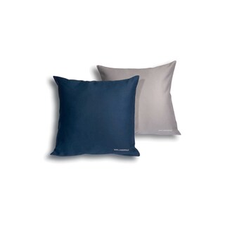 Karl Lagerfeld | Coussin | 45x45 | bleu logo brodé 