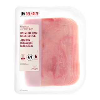 Delhaize | Jambon | Dégraissé | Cuit | Tranches 