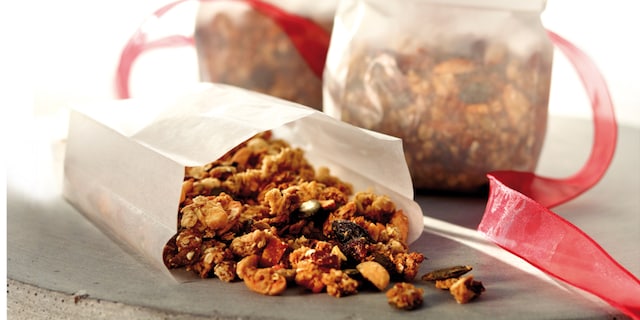 Granola van het huis