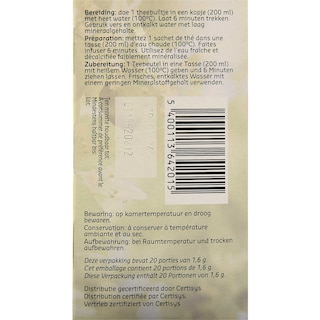 Delhaize | Bio | Kruidenthee | Linde | Zakjes | Bio 