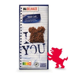 Delhaize | Vermicelles | Chocolat au lait 