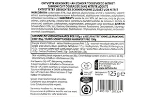 Delhaize | Ontvette ham | Zonder Nitriet 
