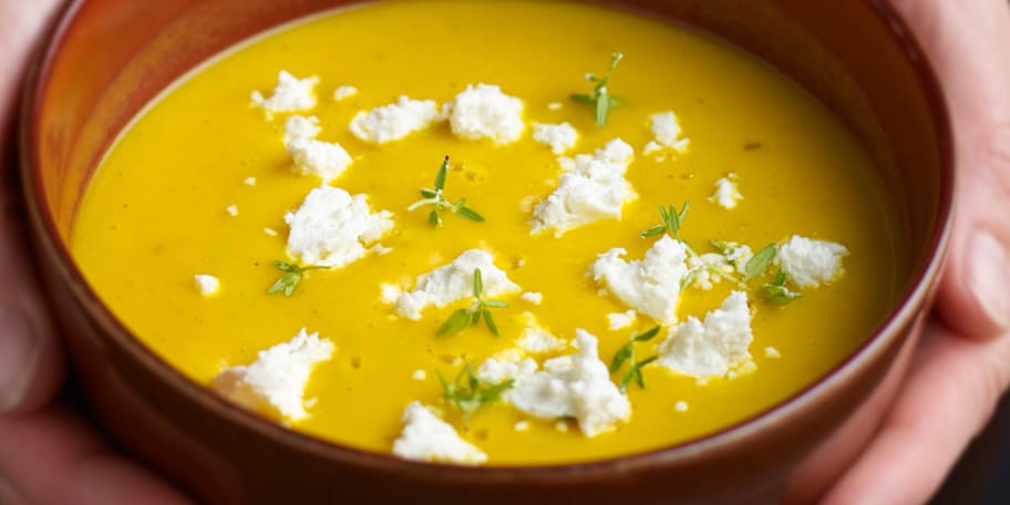 Pompoensoep met Chevridou