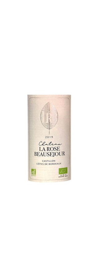 Chateau La Rose Beausejour | Castillon - Côtes de Bordeaux | Bio | 2019 75 cl