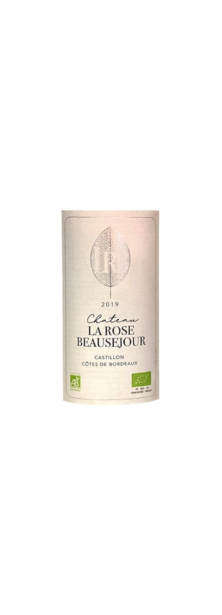 Chateau La Rose Beausejour | Castillon - Côtes de Bordeaux | Bio | 2019 