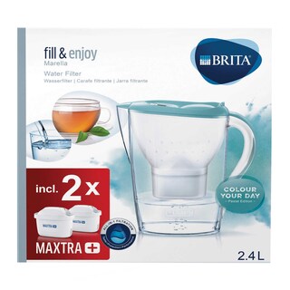 Brita | Filtre eau + 2 Maxtra | Marella | Bleu | Eco 