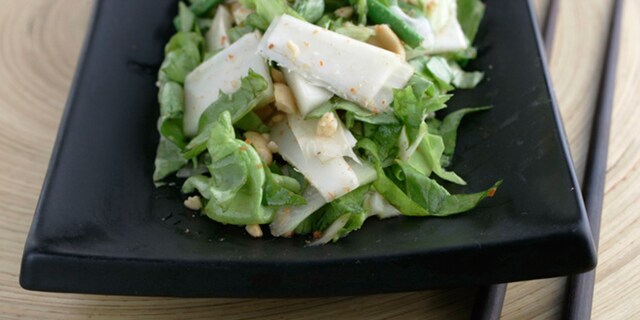 Salade de crevettes grises aux cœurs de palmier