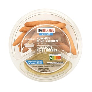 Delhaize | Houmous | Fines herbes | FA SG 