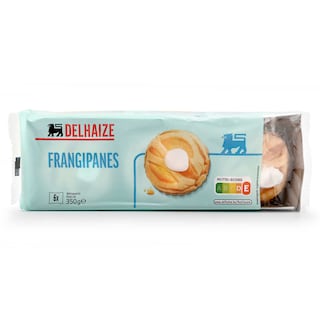 Delhaize | Koekjes | Frangipanes | individuele verpakking 