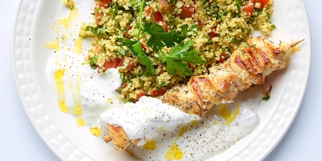 Taboulé met gegrilde kip