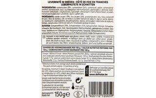 Delhaize | Leverpaté BVI 150 gr