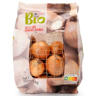 Delhaize | Bio | Gele uien | Verpakt | Bio 