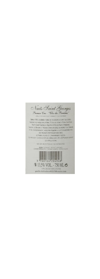 France - Frankrijk | Bourgogne - Côtes de Nuits | Nuits St Georges 1er Cru Les Perrières 14 Dom. Dufouleur 