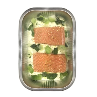 Delhaize | Truite saumonée sauce poireaux 