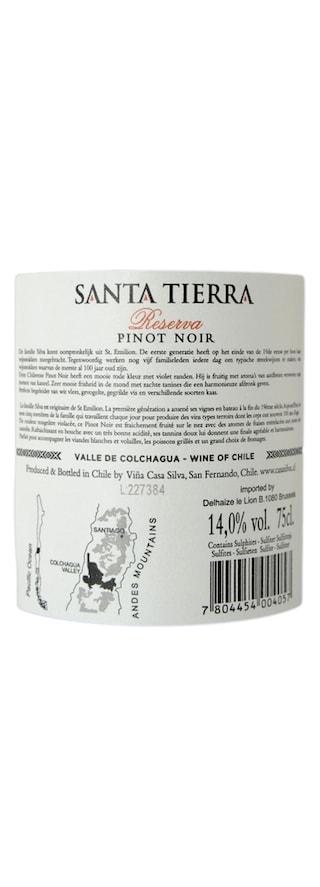 Santa Tierra | Reserva | Pinot Noir 