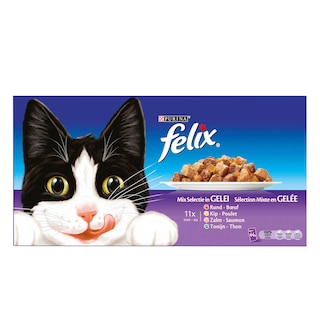 Purina | Felix | Aliment chat | Sélection | Mixte en Gelée 