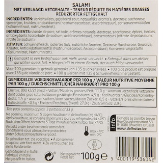 Delhaize | Salami light 
