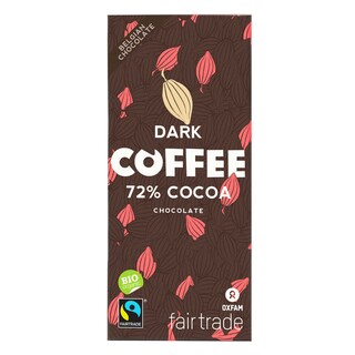 Oxfam | Chocolade | Puur 72% Koffie | fairtrade | bio 100 gr