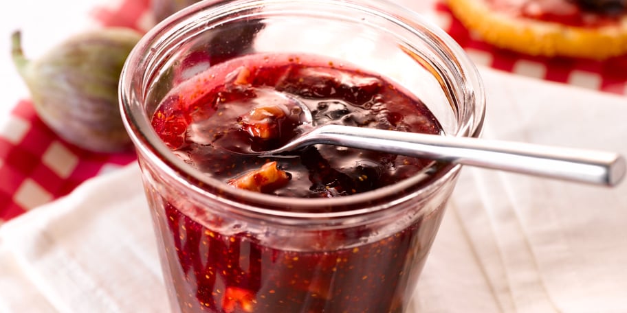 Confituur van vijgen met noten (en Banyuls)