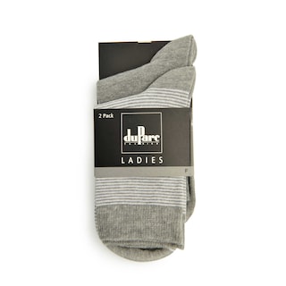 duParc | Damessokken | grijs strepen | 35/38 