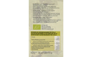 Delhaize | Bio | Tisane | Menthe | Sachets | Fairtrade | Bio 