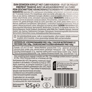 Delhaize | Emince filet poulet curry 